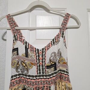 Matilda Jane Patchwork Maxi Dress Boho Paisley Floral Cottagecore Women's XL